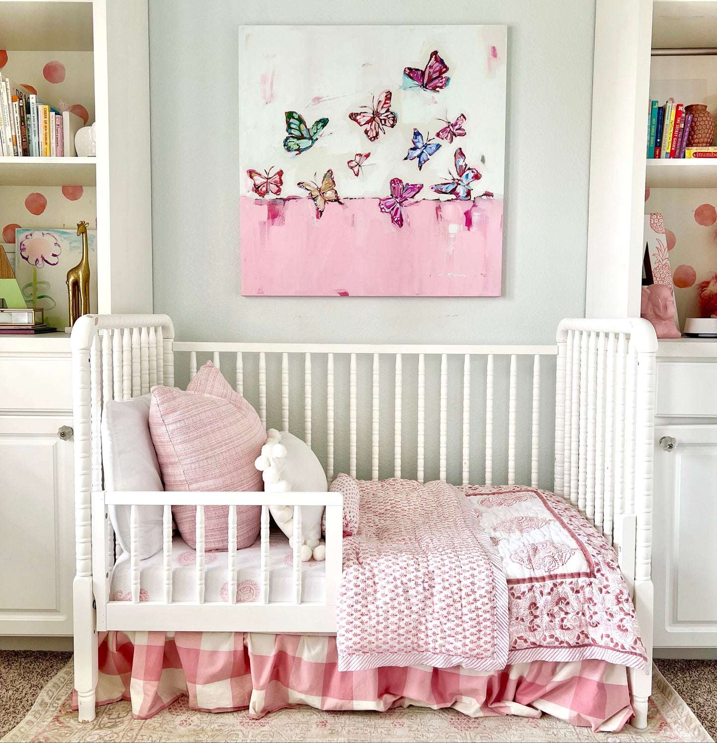 "Butterfly Wishes" on canvas