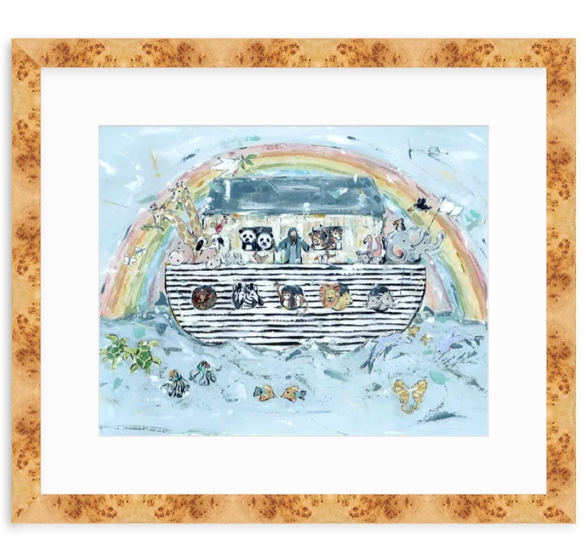 Noah's ark I Nursery Fine Art Print