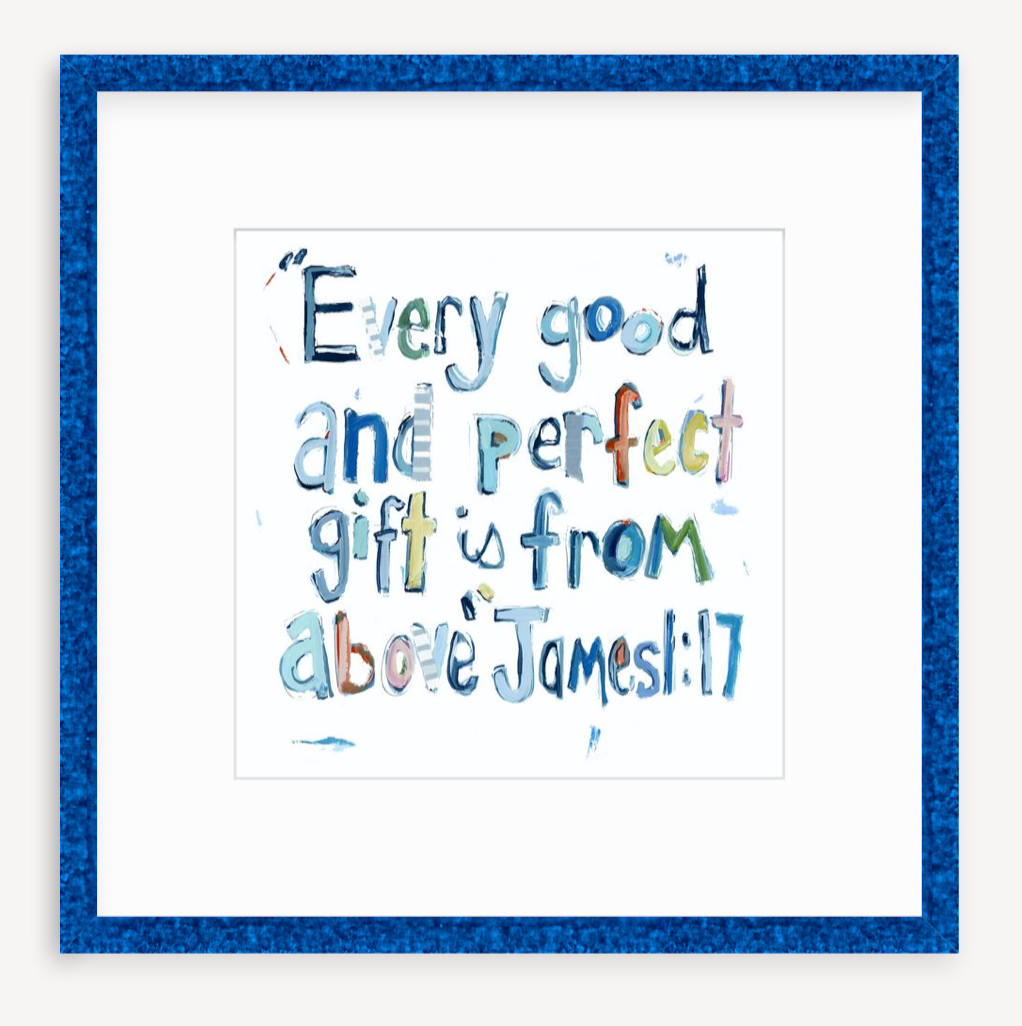 James 1:17 Bible Verse Fine Art Print