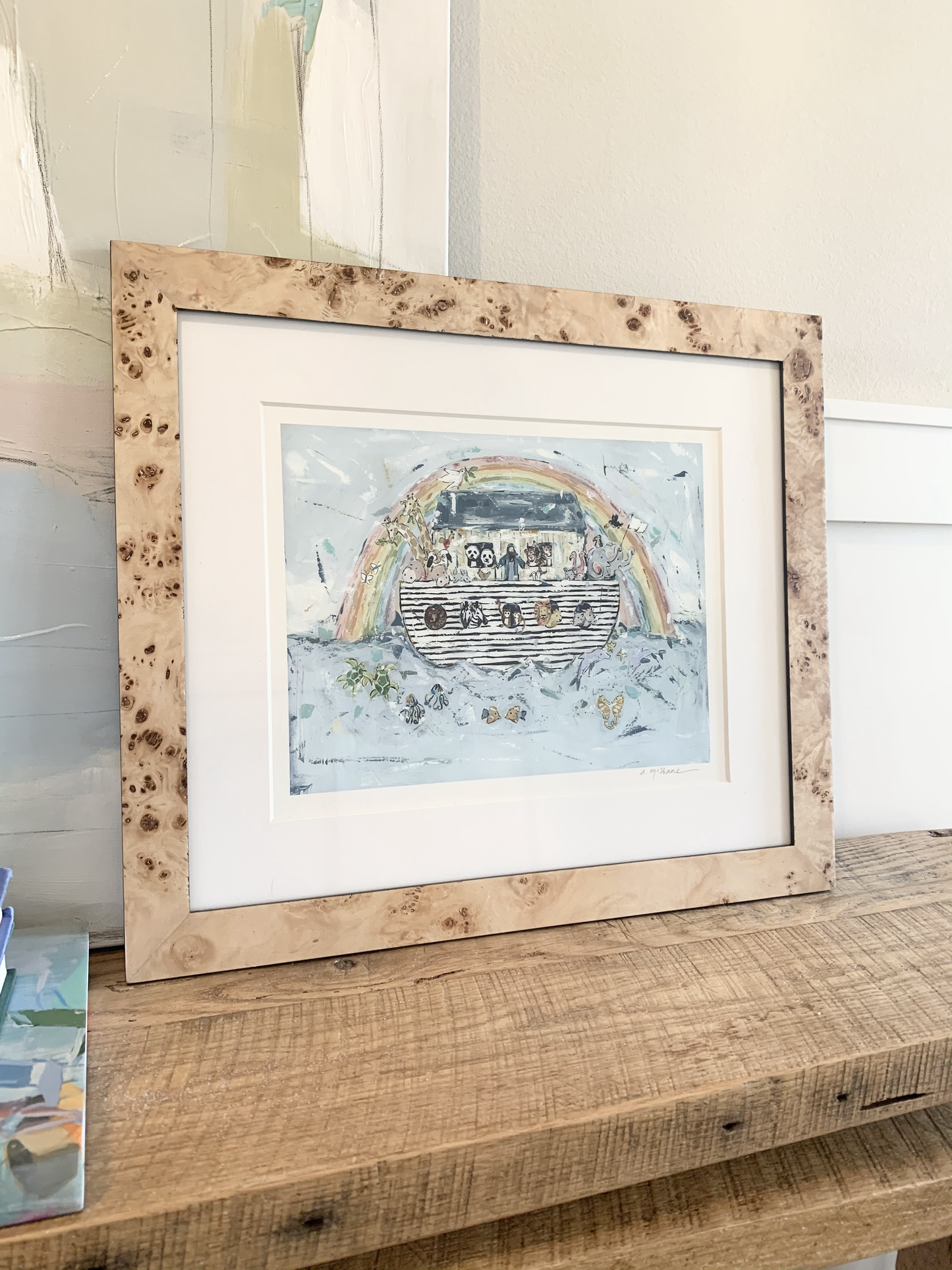 Noah's ark I Nursery Fine Art Print