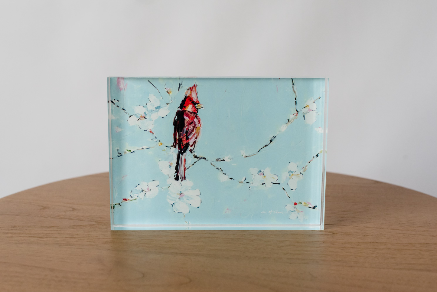 Always With You Cardinal Acrylic Tabletop Art