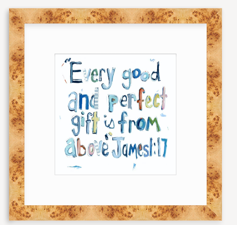 James 1:17 Bible Verse Fine Art Print