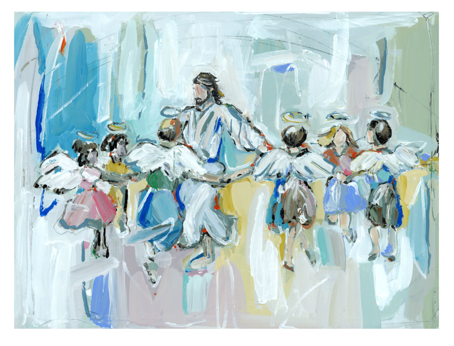 Dancing with Jesus Fine Art Print