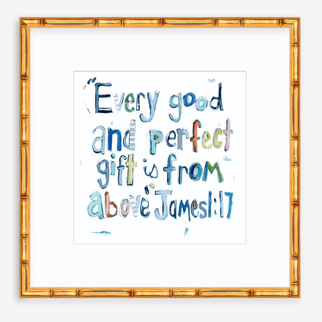 James 1:17 Bible Verse Fine Art Print
