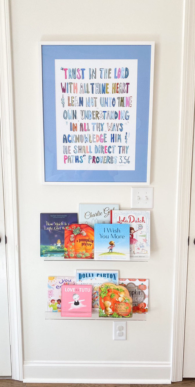 Proverbs 3: 5-6 Pink Bible Verse Fine Art Print