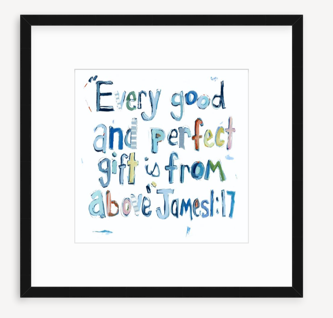 James 1:17 Bible Verse Fine Art Print