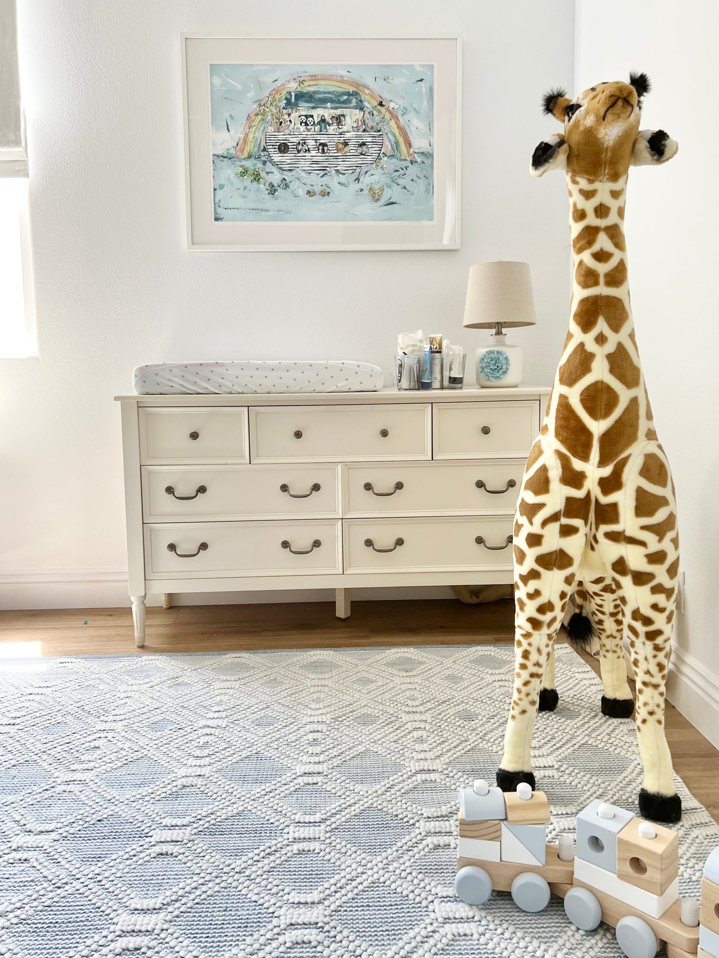 Noah's ark I Nursery Fine Art Print