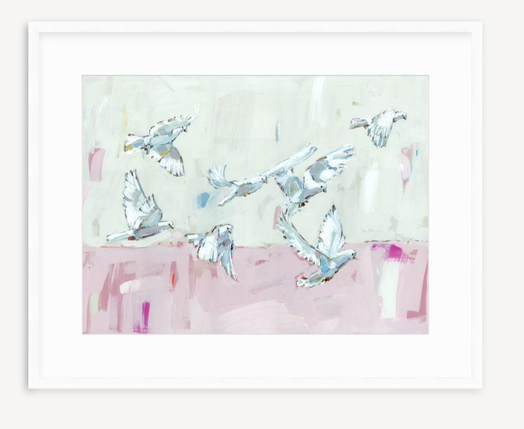 Peace On Earth I Doves Fine Art Print