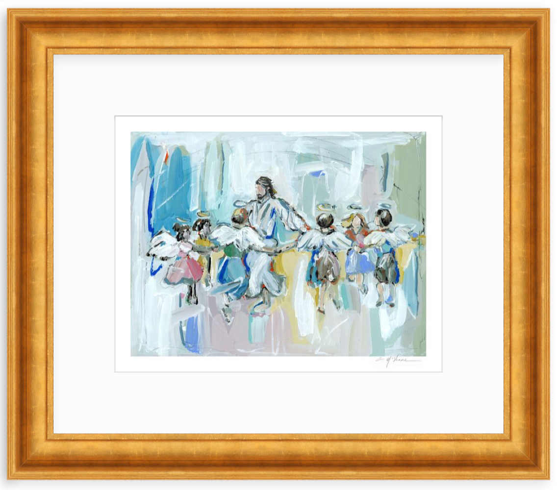 Dancing with Jesus Fine Art Print