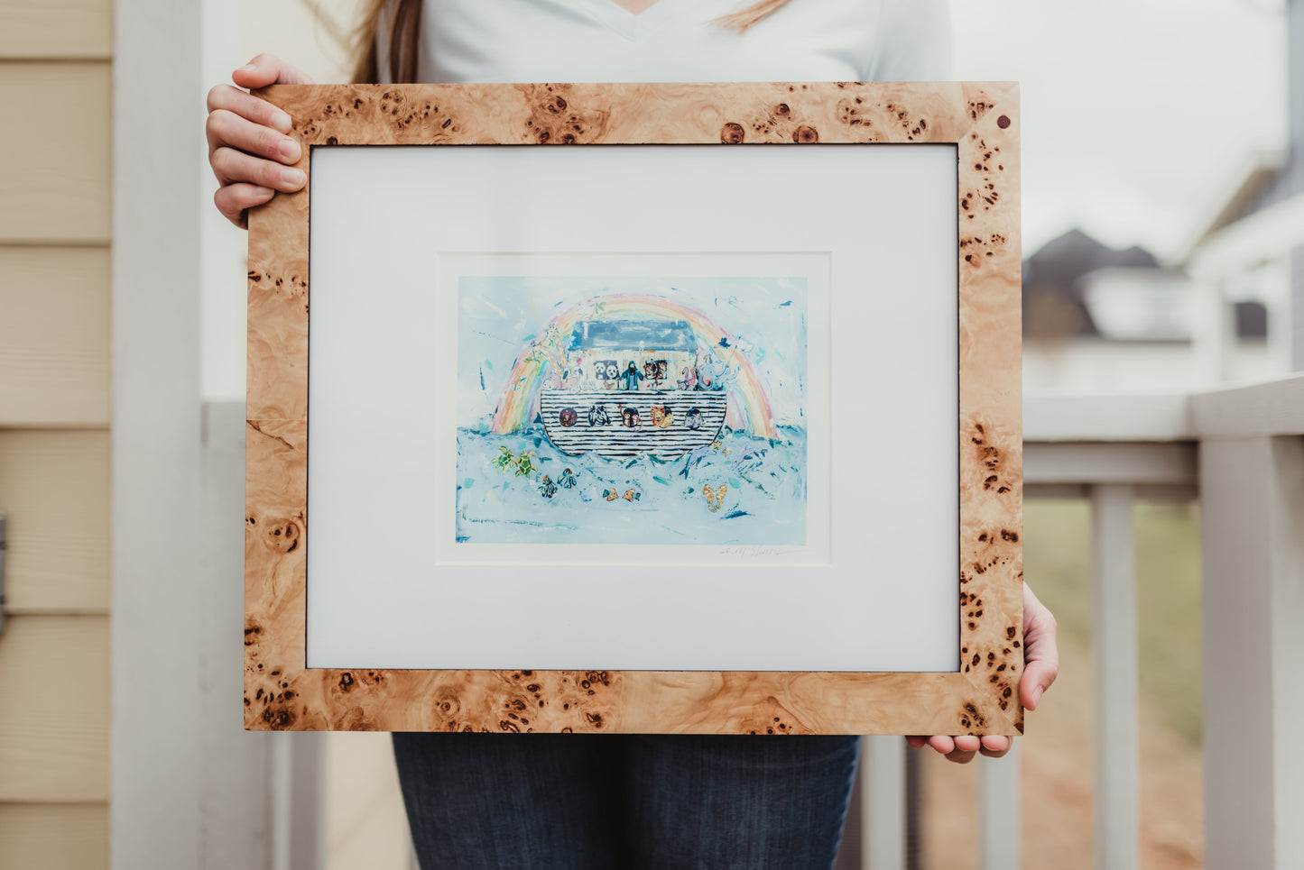 Noah's ark I Nursery Fine Art Print
