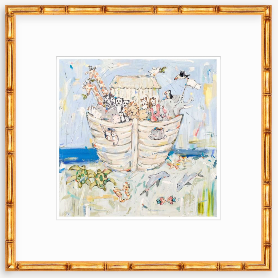 Noah's ark IV Nursery Fine Art Print