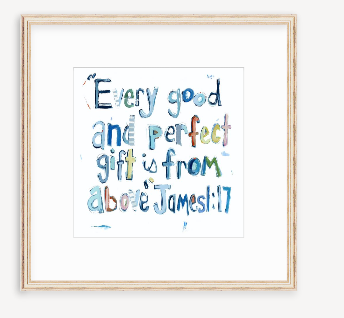 James 1:17 Bible Verse Fine Art Print