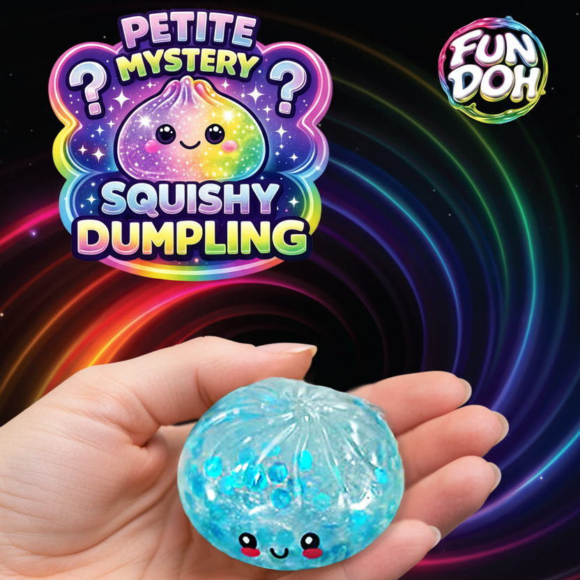 Fun Doh Squishy Mystery Mini Dumpling Toy – Petite Sensory Fidget Surprise