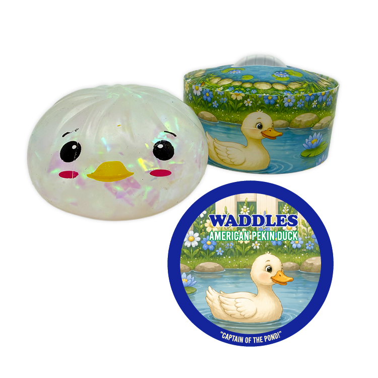 Fun Doh Farm Barnyard Dumpling Squishy Toys – Choose Your Animal