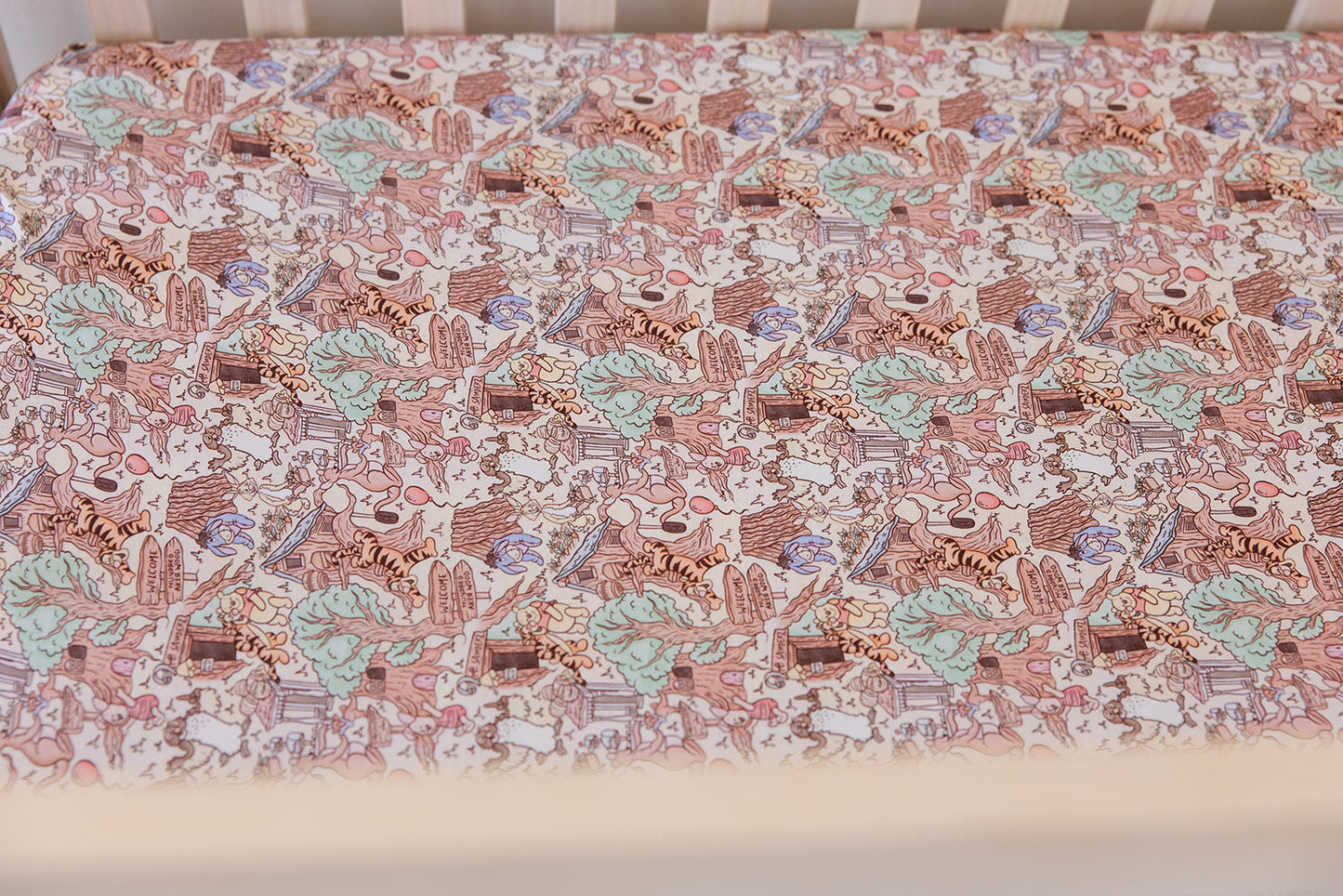 Hundred Acre Wood - Crib Sheet