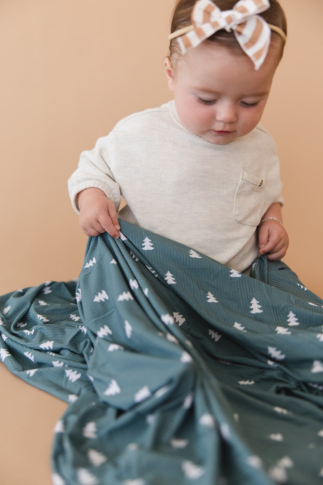 Northern Pine (ribbed) - Lightweight Blanket