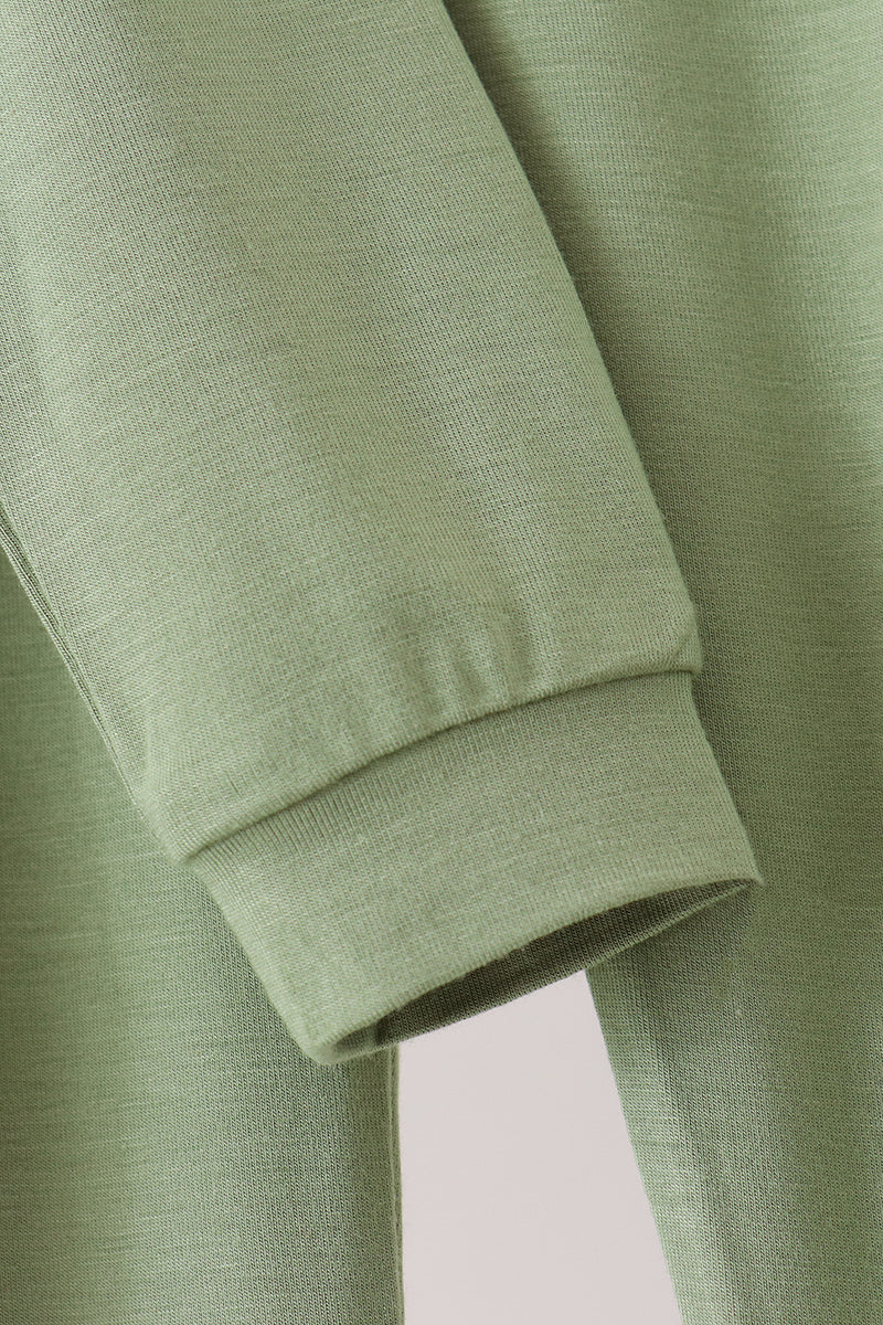 Green bamboo pajama set