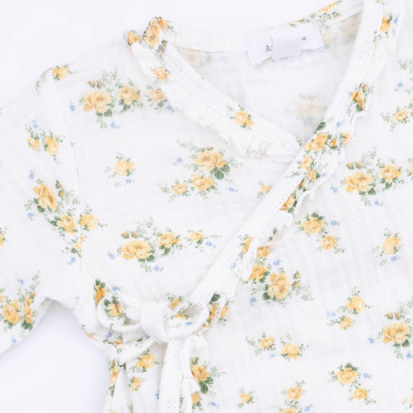 Sunshine Roses - Long Sleeve Kimono Bodysuit