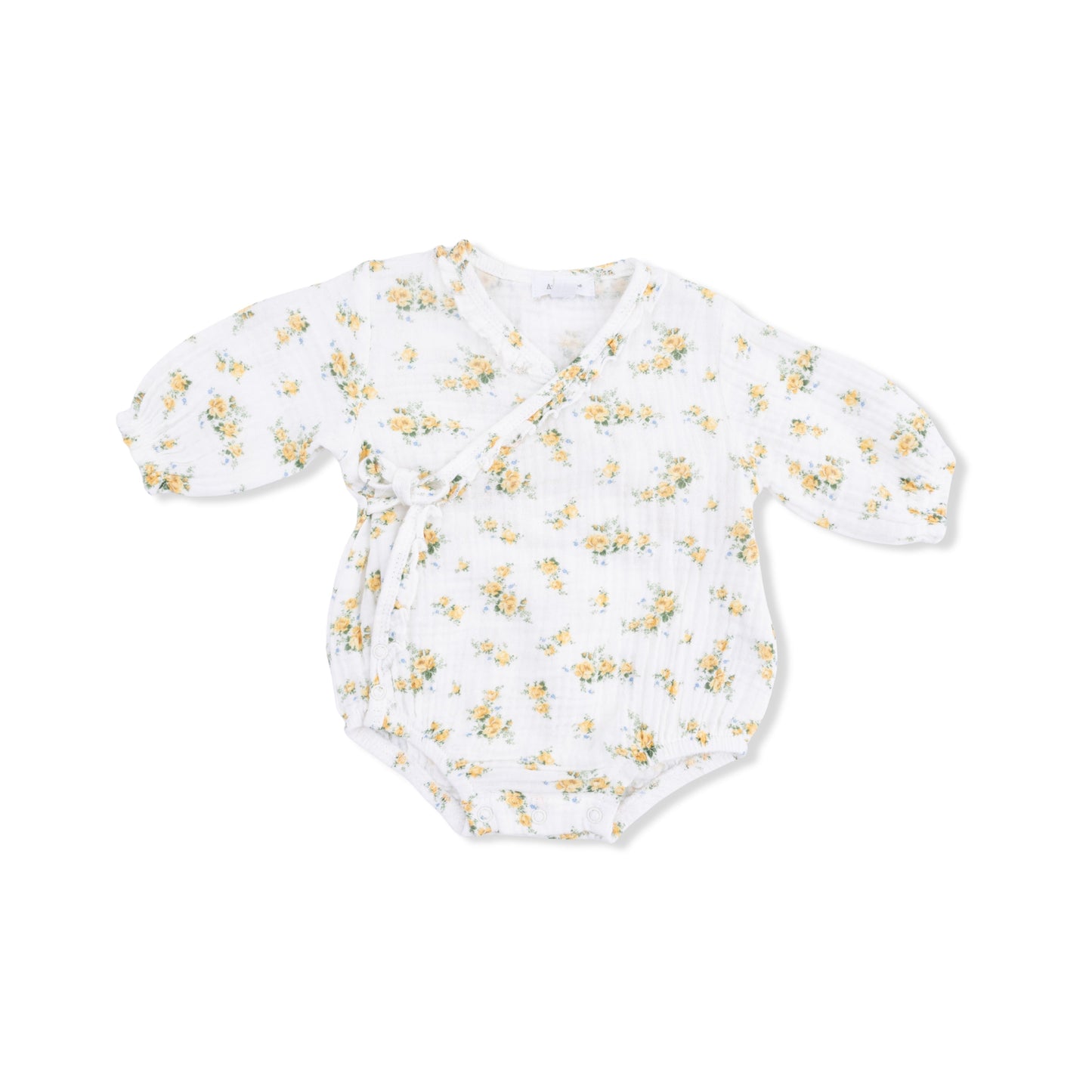 Sunshine Roses - Long Sleeve Kimono Bodysuit