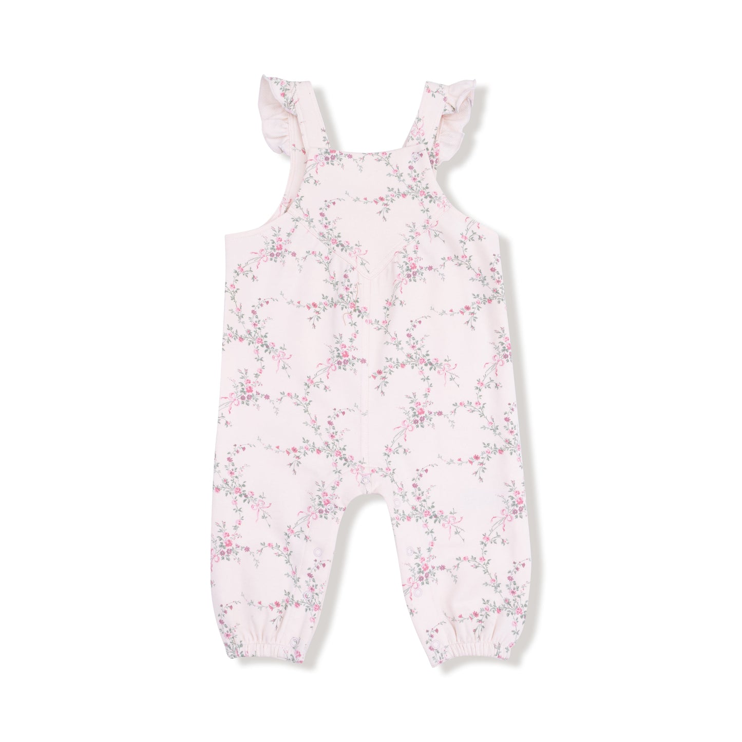 Antoinette Floral - V Overalls with Elastic