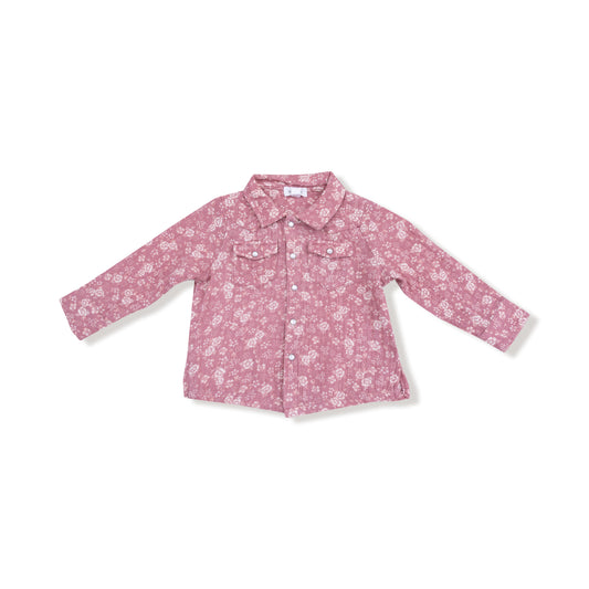 Long Sleeve Western Pearl Snap Shirt
