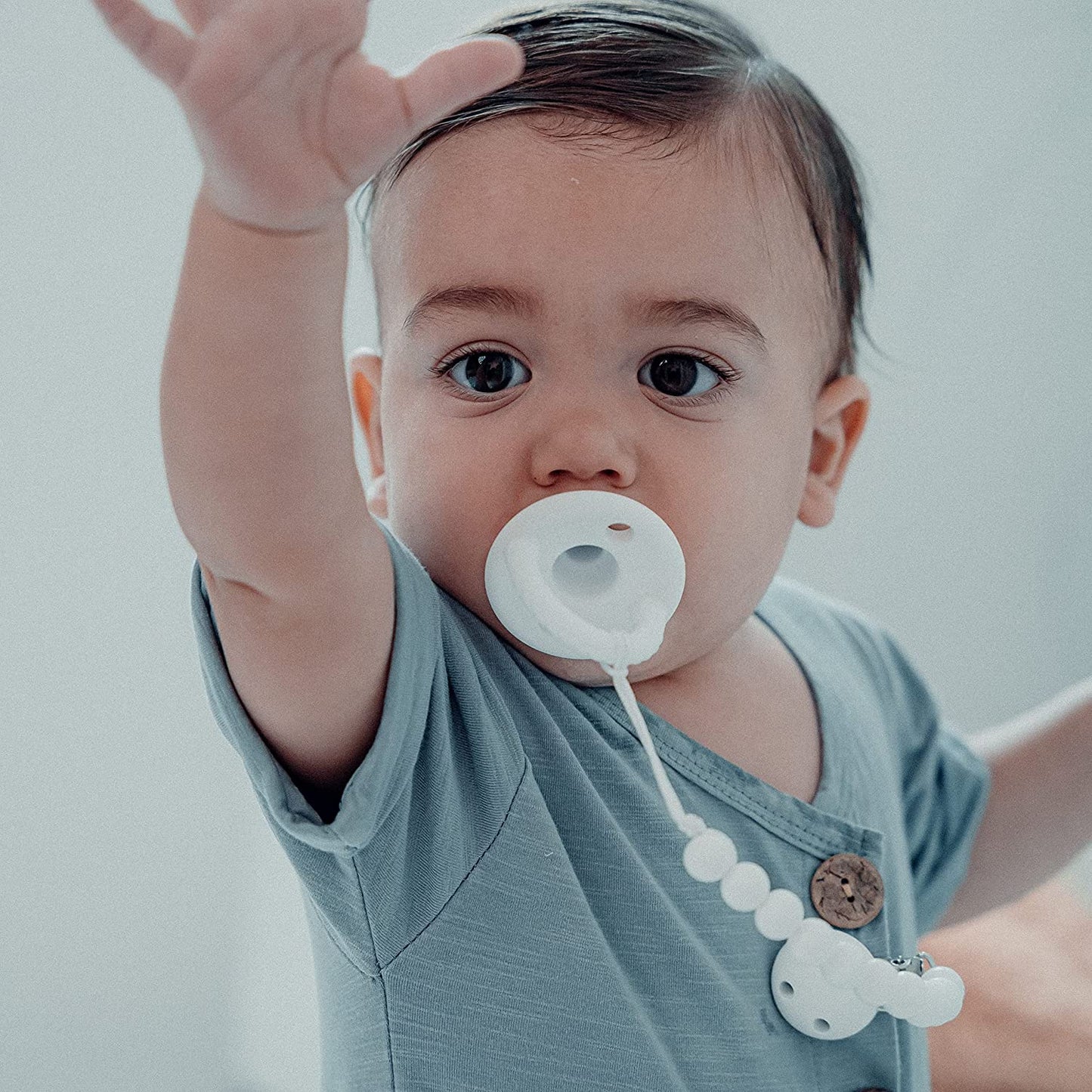 Pacifiers in White, 4 Pack