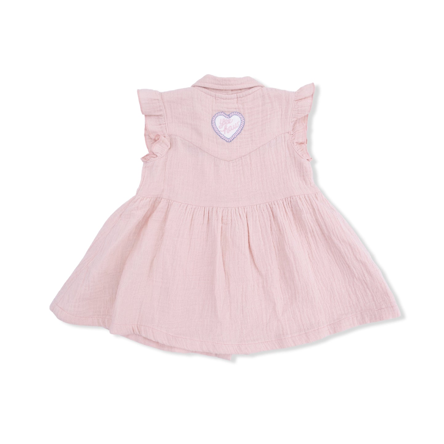 Yee Haw Cowgirl - Western Pearl Snap Dress & Bloomer