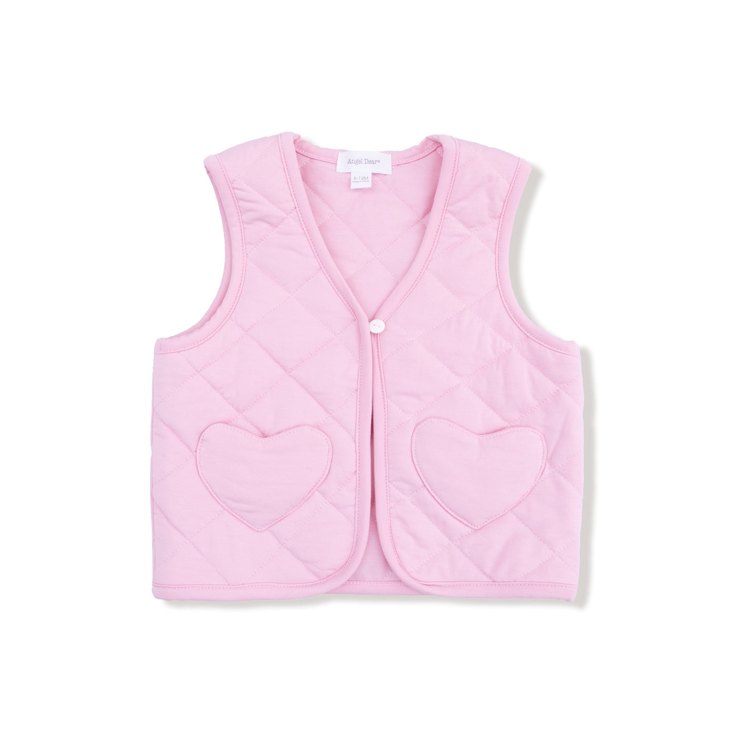 Romance Rose - Quilted Vest with Heart Pocket