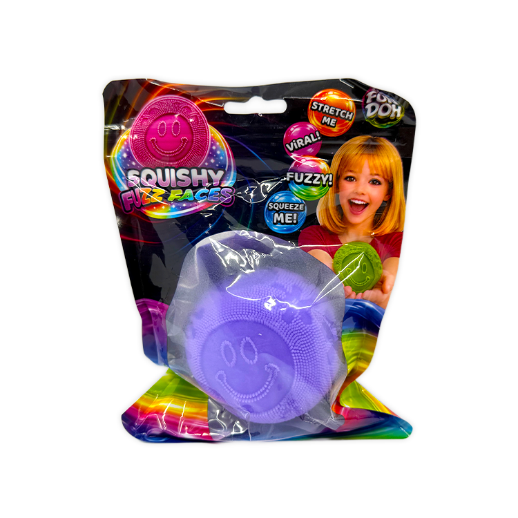 Fun Doh Squishy Fuzz Faces Smiley Face Sensory Fidget Toy