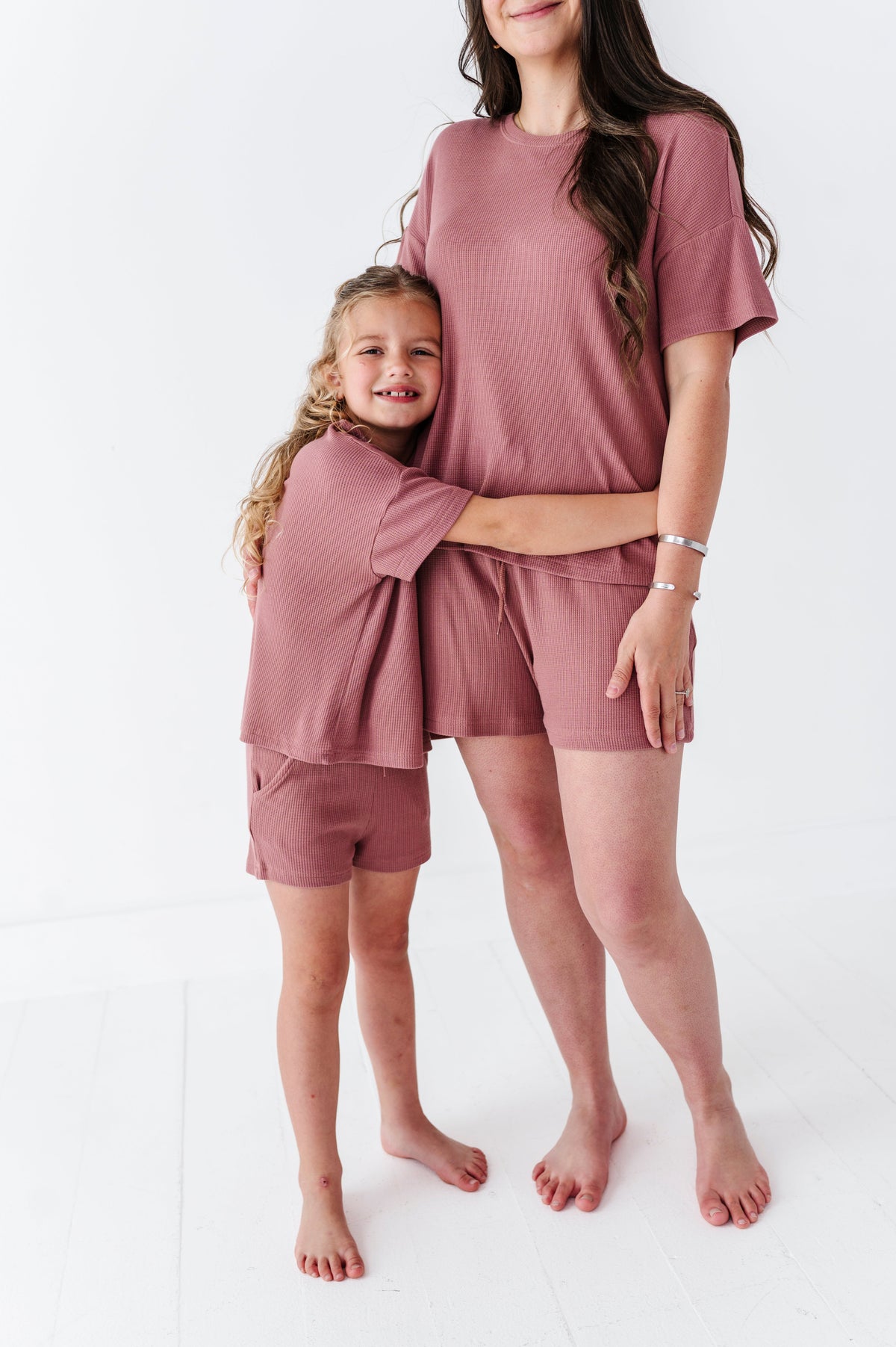 Mesa Adult Drawstring Waffle Knit Set