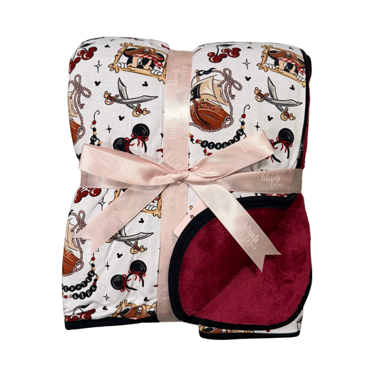 Pirate's Life (Girl) - Plush Blanket