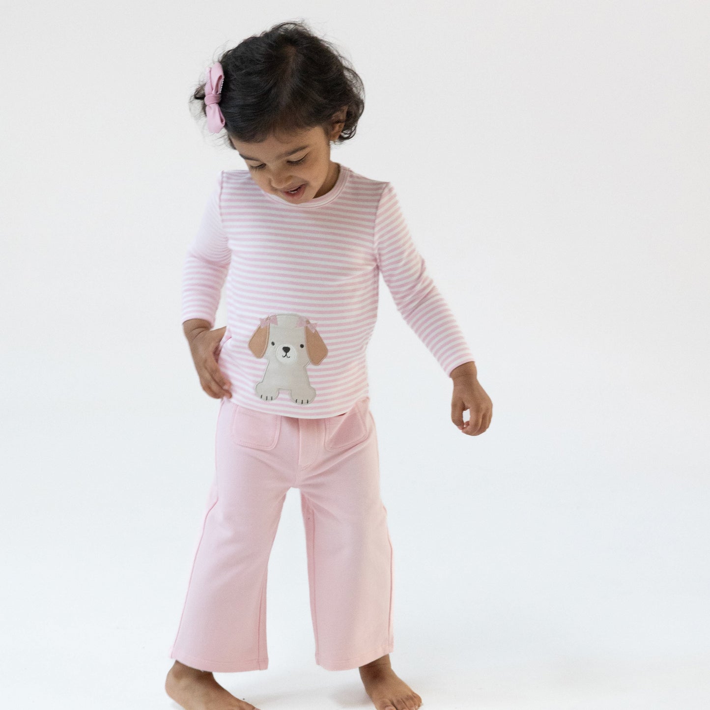 Puppy Stripes - Uni Long Sleeve Shirt