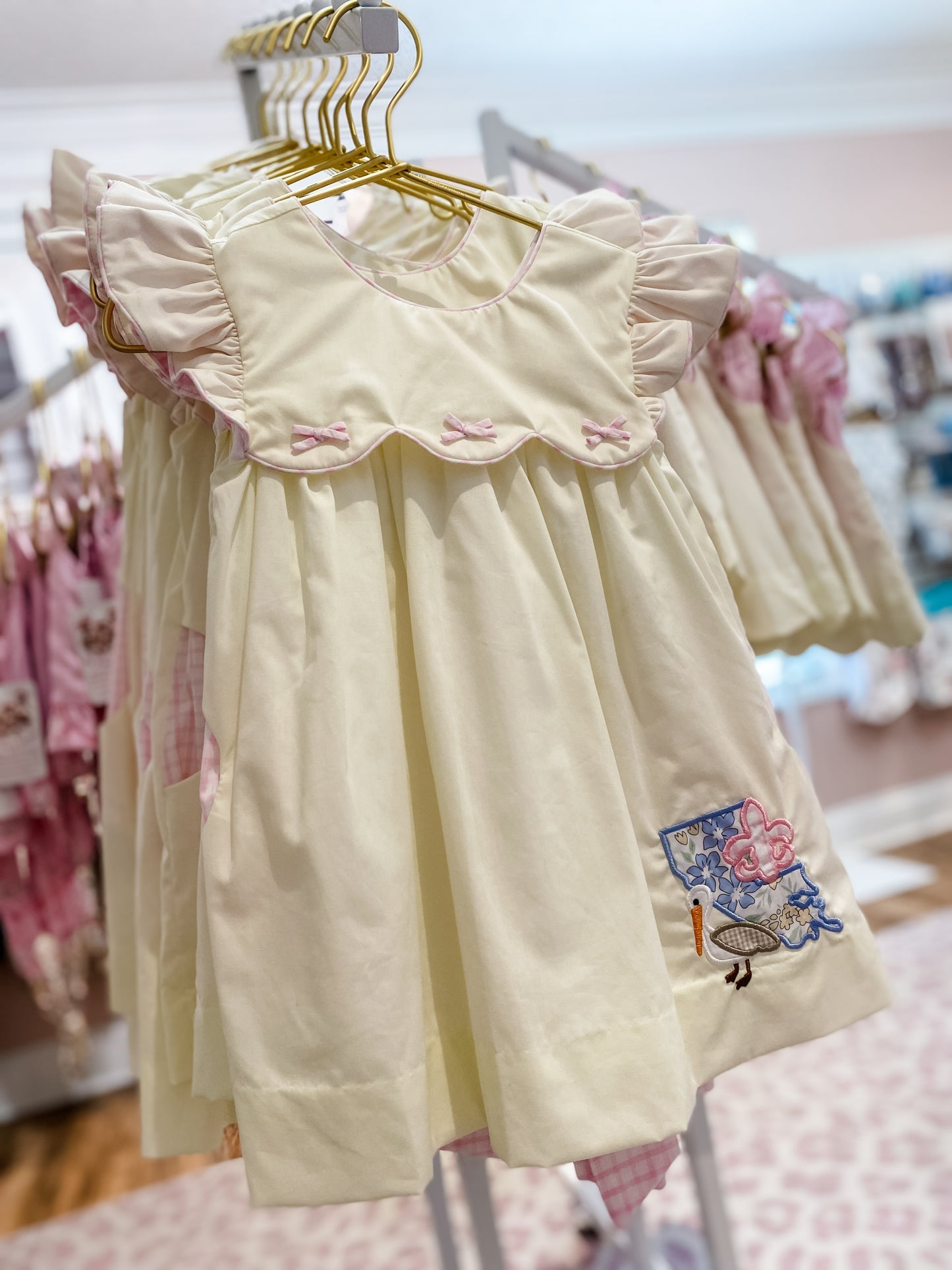 Louisiana Lagniappe Collection – Dress & Bloomer Set