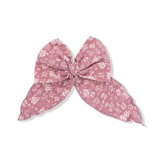 Bow with Tails Clip In