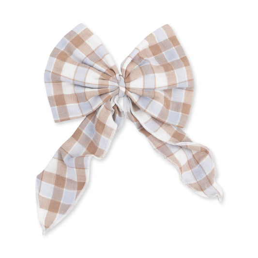 Western Plaid - Large Bow