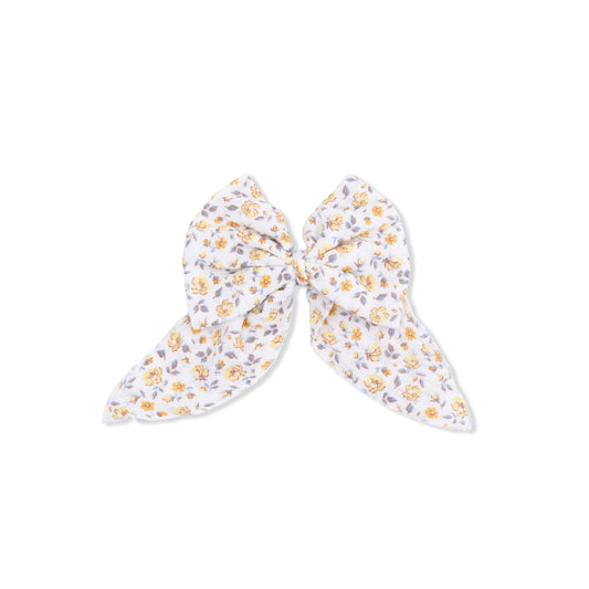 Yellow Country Roses - Large Bow