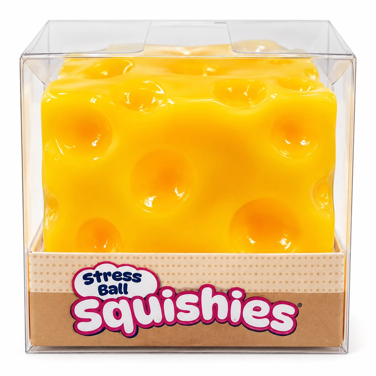 Vaseline Cheese Block Squishy – Slow-Rise Sensory Fidget Toy