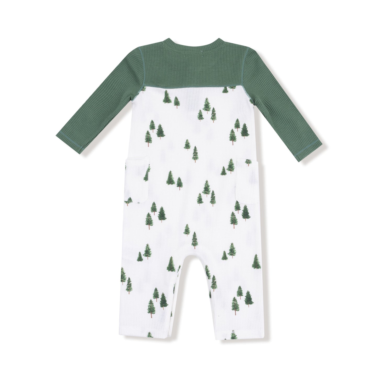 Tiny Forest - Romper with Contrast Sleeves