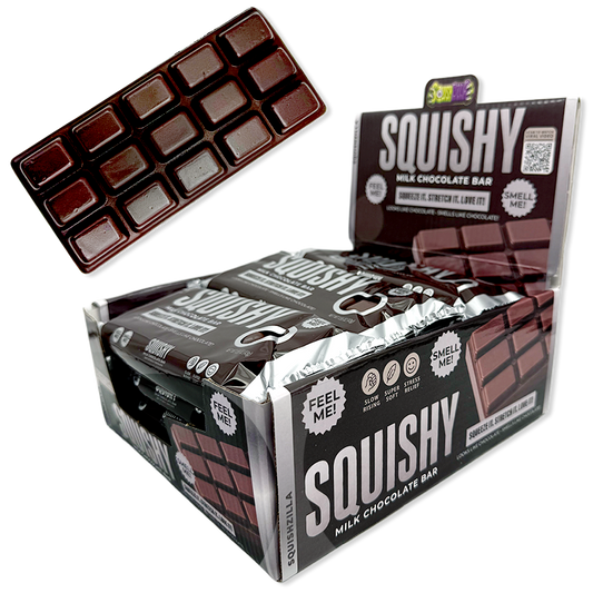Fun Doh Chocolate Bar Slow Rise Squishy | Chocolate Scented Sensory Toy