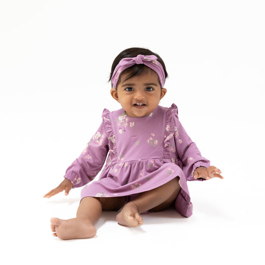 Woodsorrel - Ruffle Long Sleeve Bubble with Skirt