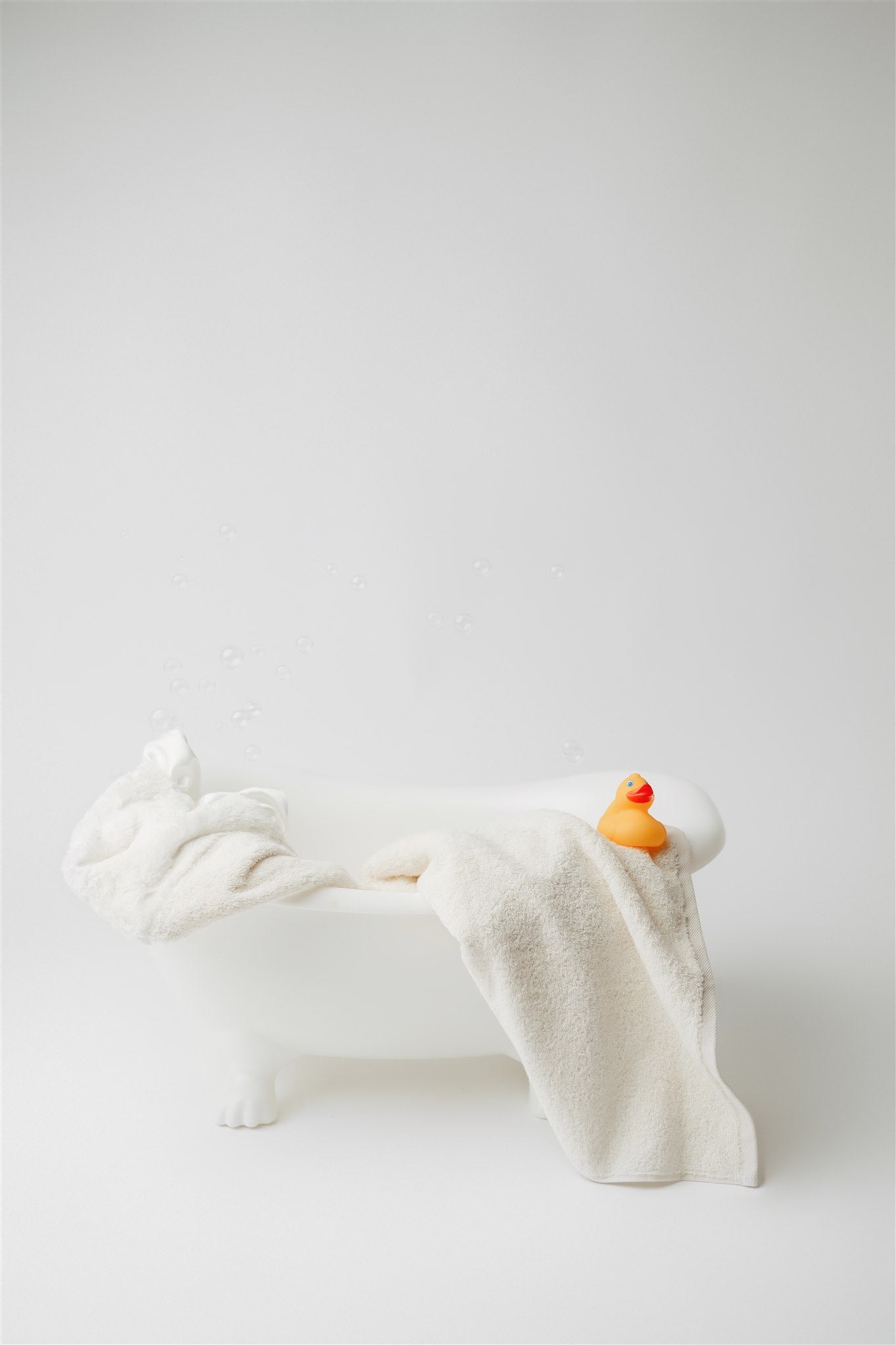 Classic Ivory Plush Hooded Bath Towel