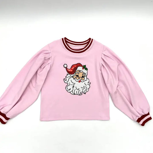 Sweet Santa Puff Sleeve Sweatshirt