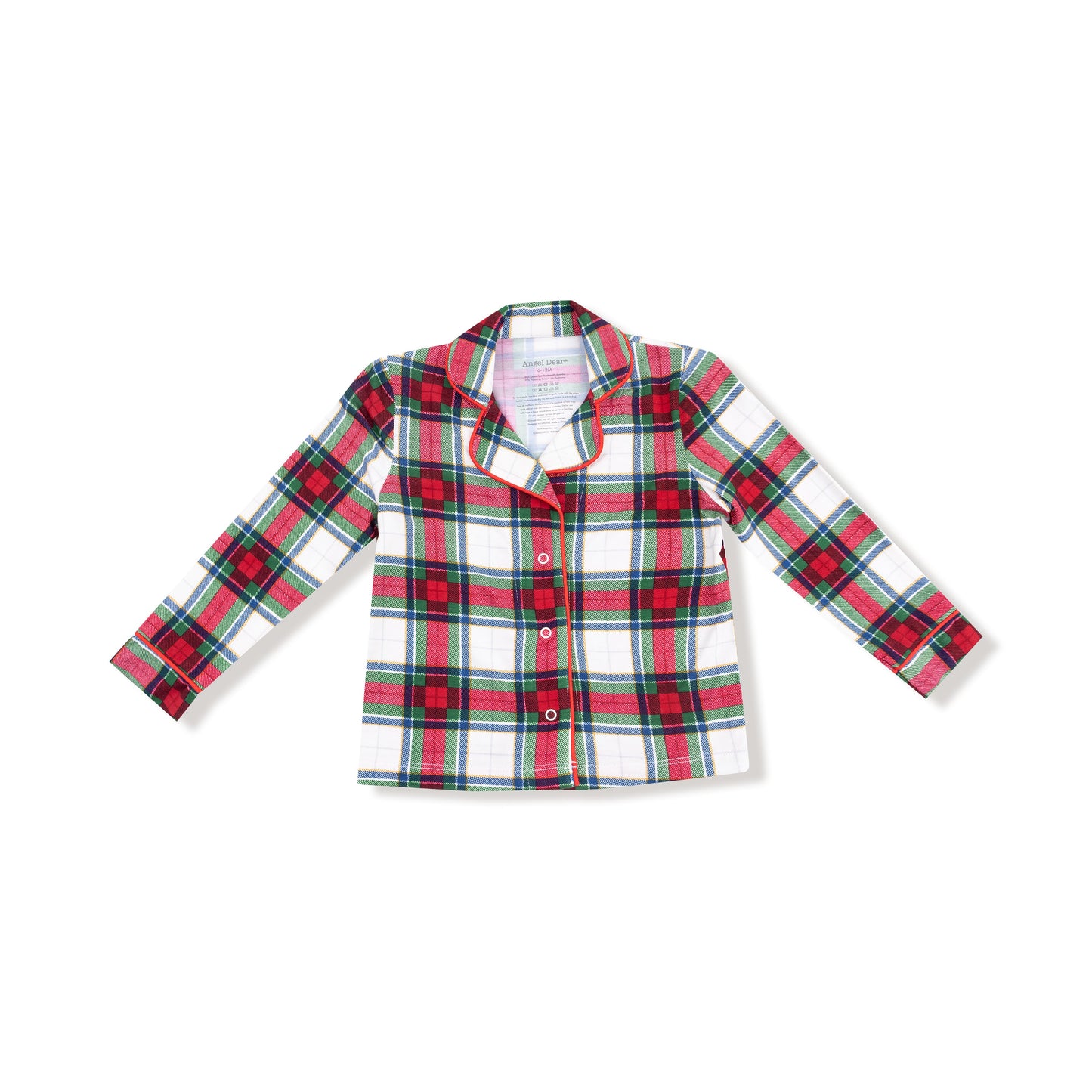 Holiday Plaid - Kids Long Sleeve Coat Style with Pant