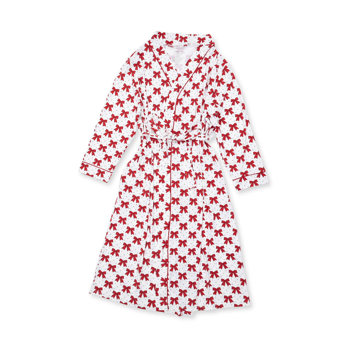 Festive Bows - Bamboo - Adult Long Robe