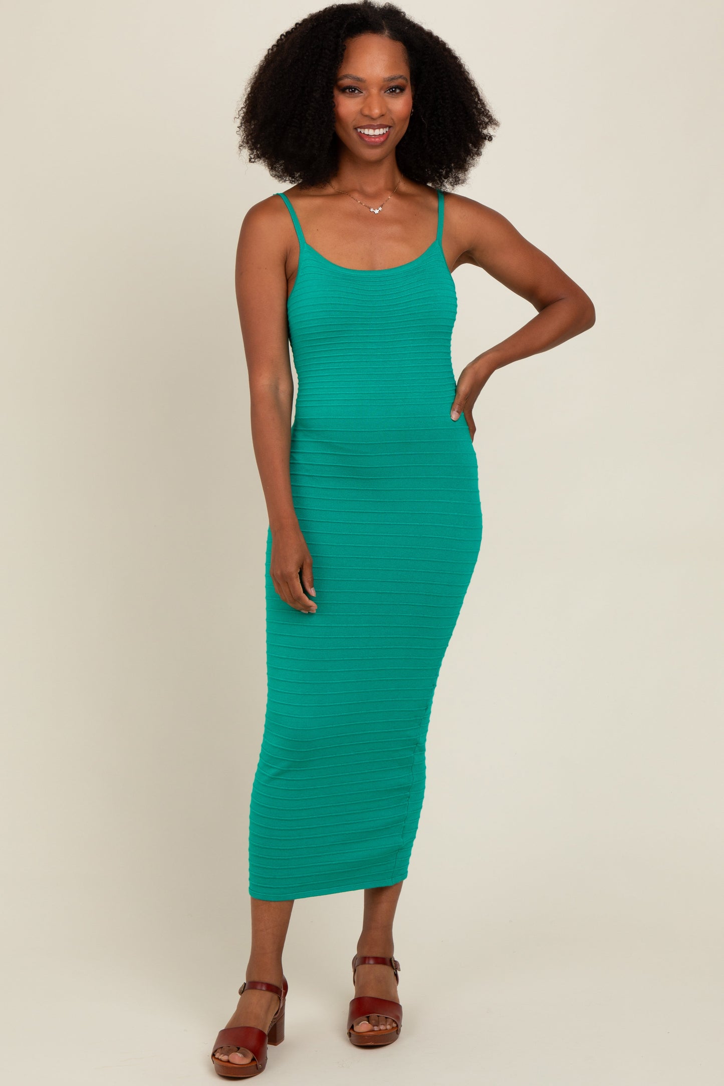 Jade Fitted Midi Dress