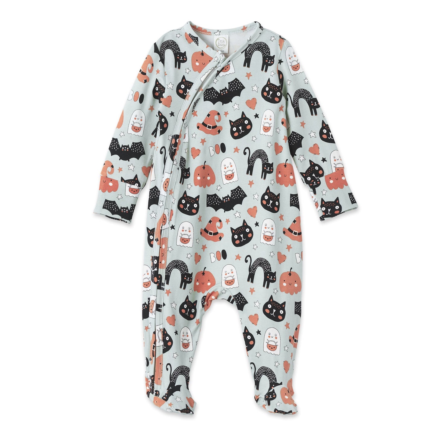 Halloween 🎃 Baby Romper – Soft Bamboo with 2-Way Zipper