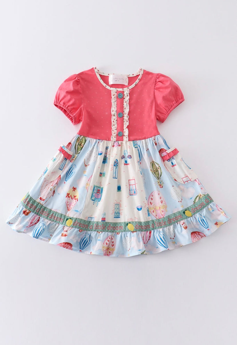 Platinum hot air balloon dress