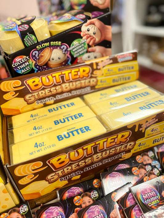 Butter Stick Slow-Rise Squishy Fidget Toy – Realistic Butter Foam Stress Toy for Kids & Adults | Bossier City, LA