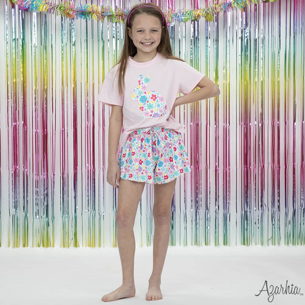 Floral Gathered Skort