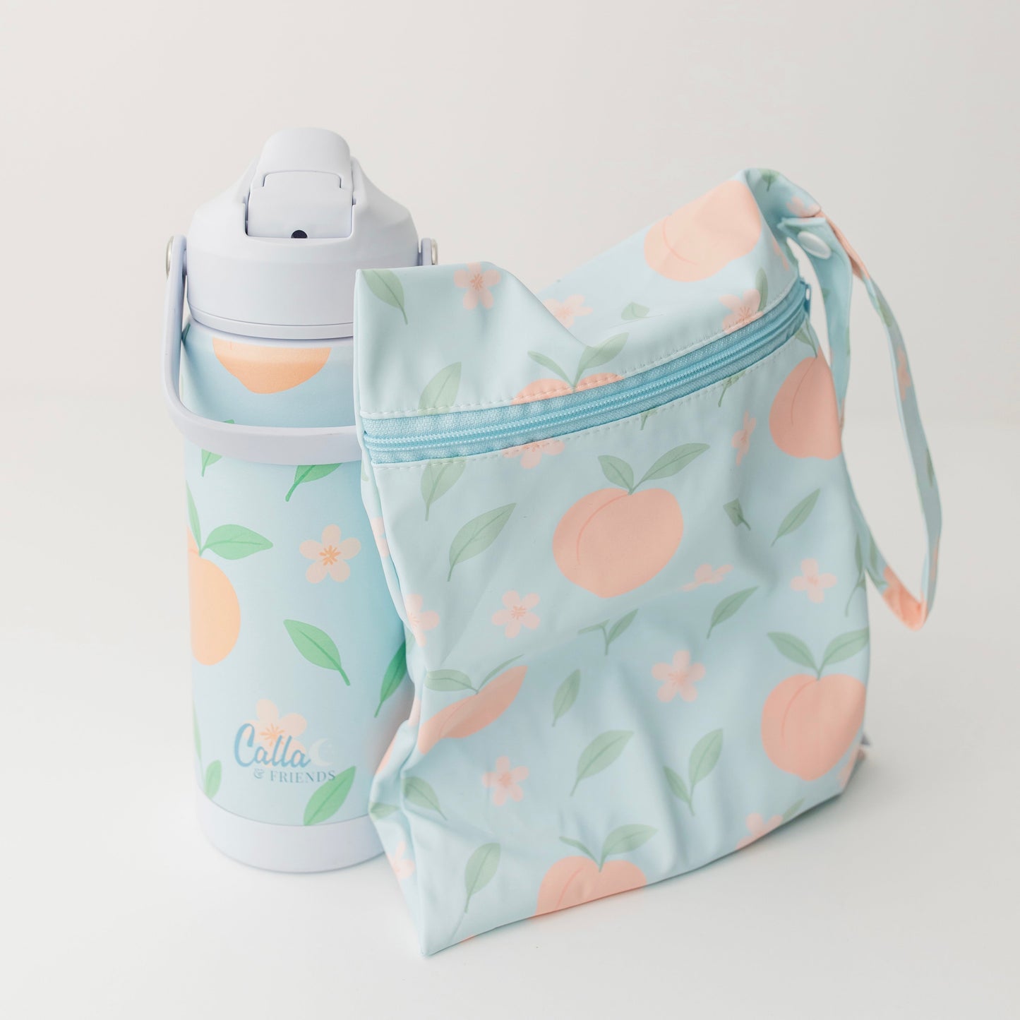 The Grayson Long Sleeve Bib - Peach Blossom
